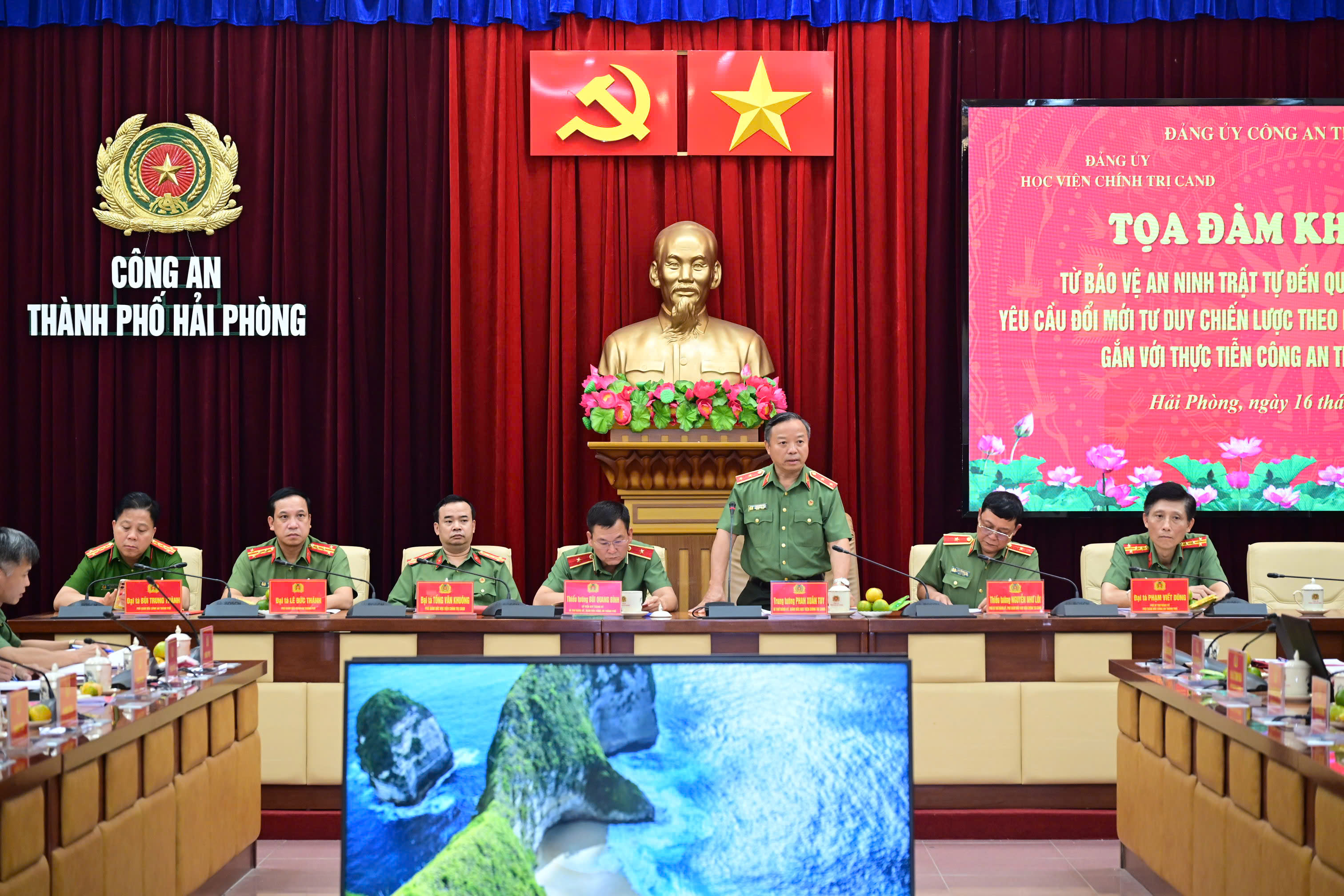 Học viện Chính trị CAND gửi Thư cảm ơn Công an Hải Phòng sau chương trình tọa đàm, khảo sát thực tiễn